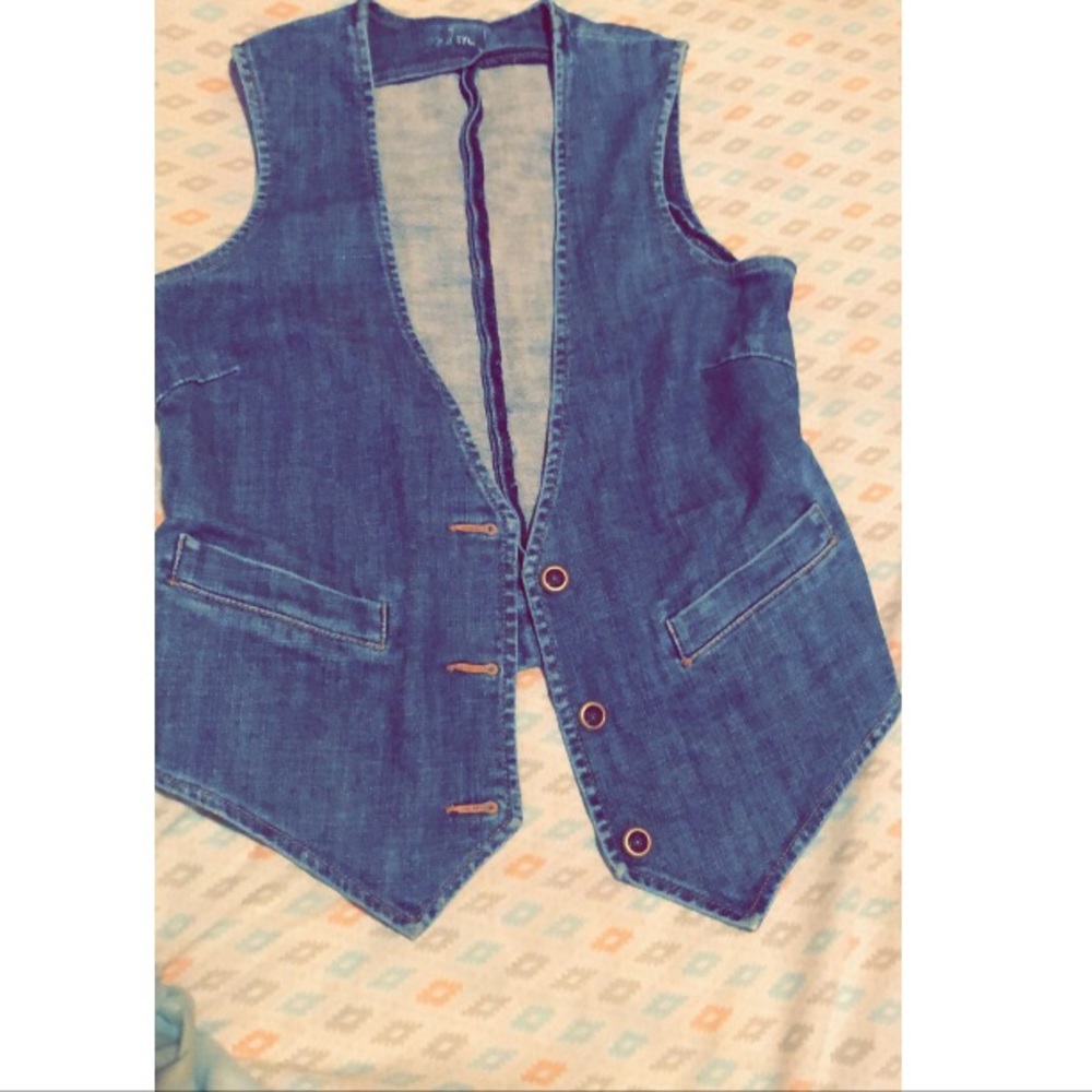 Denim vest
